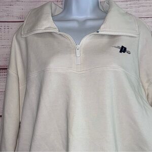 NWT Prince Pullover Pickleball 1/4 Zip Cropped Sweatshirt